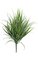 18 inches Plastic Grass Bush - Tutone Green - Bare Stem