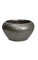 11.25" Fiberglass Round Pot - Antique Silver