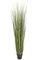 6' PVC Onion Grass Plant - Green/Yellow - Weighted Base