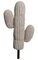 15" Plastic Mexican Cactus - 9" Width - Beige/Tan