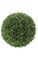 10" Plastic Podocarpus Ball - 324 Green Leaves