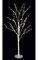 5' Birch Tree - 72 White 5mm LED Lights - Adapter Included - Metal Base