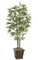 5 feet  Artificial Bamboo Palm - 7 Synthetic Canes - 859 Leaves - Green - Weighted Base