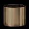 10 inches Brushed Bronze Container - 10.5 inches Outside Diameter - 10 inches Height