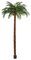 15 feet Coconut Palm Tree - Synthetic Trunk - 21 Fronds - 555 Leaves - Weighted Base