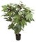 3 feet Fig Tree - Synthetic Trunk - 60 Leaves - 21 Fruit - Green