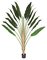 8' Traveller Palm Tree - Synthetic Trunk - 14 Green Fronds - 1 Bud