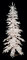 7' Heavy Flocked Pistol Pine Christmas Tree - 1,217 Tips - 350 White LED Lights
