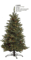 4 feet Balsam Fir Christmas Tree - 429 Tips - 126 Red Lights - 126 Green Lights 8 Clear Blinking Lights