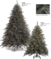 4.5' & 7.5' Mixed Evergreen Christmas Trees with Lights Blue