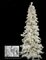 Pre lit 8' Heavy Flocked Snow Christmas Tree