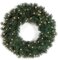 C-70731 28" Glittered Spruce Wreath - Triple Ring - 150 Green Tips - 50 Clear Lights