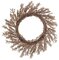 A-3033 28" Plastic Ice Wreath - Twig Base - Red/Copper