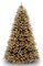 EF-3336 10'Downswept Douglas Fir “Feel-Real” PE/PVC Material  with 1000 concave soft white LED Lights 73" to 77" Width - Metal Stand