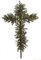 48 inches Mixed Pine Cross - 5 Pine Cones - 50 Clear Lights