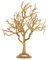 EF-571 24 inches Glittered Twig Tree Gold