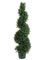 EF-404 4' Rosemary Spiral Topiary w/1512 Lvs. 12" Wide in Plastic Pot Green Indoor/Outdoor