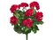 EF-922 19 inches Water-Resistant Geranium Bush  RED (Price is for a set of 6 pc)