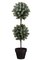 EF-YTP001-SN 30 inches Pine Topiary in Pot Snow (Price is for a 2 Pc Set)