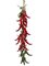 EF-113  26" Chili Pepper String  Red Green (Price is for a 12 pc set)