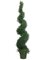 EF-417 	6.5' Spiral Cypress Topiary in Plastic Pot Green Indoor/Outdoor