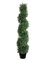 EF-814  4' Spiral Cedar Topiary in Plastic Pot Green Indoor/Outdoor (Price is for a 2pc set)
