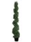 EF-815  5' Knock-Down Spiral Cedar Topiary in Plastic Pot Green Indoor/Outdoor