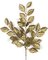 24 inches Plastic Painted Gold Apple Leaf Spray - 8 inches Stem - Sage Green/Gold