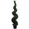 EF-245  5 feet Cedar Spiral Topiary w/1628 Lvs. in Round Black Plastic Pot Green Indoor/Outdoor Use  (Price is for a 2 pc Set)
