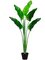 EF-005  	64" Outdoor UV Protected Plastic Bird of Paradise Plant in Pot Green