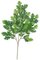 38" Pin Oak Branch - 105 Green Leaves - FIRE RETARDANT