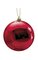 6 inches Plastic Reflective Ball Ornament - Red