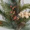 18 Inch Mixed Leaf and Glittered Berry/Pine Cone Pick (Sold Per Piece)