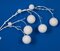 37 inches FLOCKED WHITE SNOWBALL BRANCH