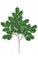 29 inches Elm Branch - 33 Leaves - Green - FIRE RETARDANT