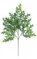 27 inches Small Pin Oak Branch - 81 Leaves - Green - FIRE RETARDANT