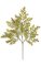 Small Pin Oak Branch - 81 Leaves - Green/Brown - FIRE RETARDANT