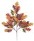 Firesafe 29 Inch Pin Oak Branch In Multi-Fall Color Or Gold (Sold By Dozen)