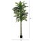 10 Foot Outdoor UV Resistant Artificial Double Robellini Palm Tree (Indoor/Outdoor)