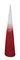 Red And White Beaded Ombre Cone Tree | 4 Feet, 5 Feet, Or 6 Feet