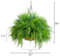 20” Outdoor UV Resistant Artificial Mixed Fern Hanging Basket (Indoor/Outdoor)