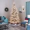 9' Flocked Grand Northern Rocky Fir Artificial Christmas Tree with 8208 Warm Cluster (Multifuncti...