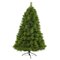 6’ Green Scotch Pine Artificial Christmas Tree With 300 Clear LED Lights