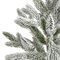 28" Flocked Christmas Artificial Tree in Decorative Planter