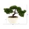 10” Cedar Bonsai Artificial Tree In Decorative Planter