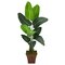 5.5’ Travelers Palm Artificial Tree In Brown Planter
