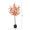 4' Fall Birch Artificial Autumn Tree