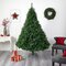 8' West Virginia Full Bodied Mixed Pine Artificial Christmas Tree with 700 Clear LED Lights and Pine Cones