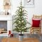5.5' Pre-Lit Pine Artificial Christmas Tree in Decorative Planter with 150 Lights