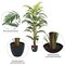 59" Potted Fern Palm Real Touch Leaves